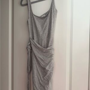 Wilfred Gray mini wrap  Dress